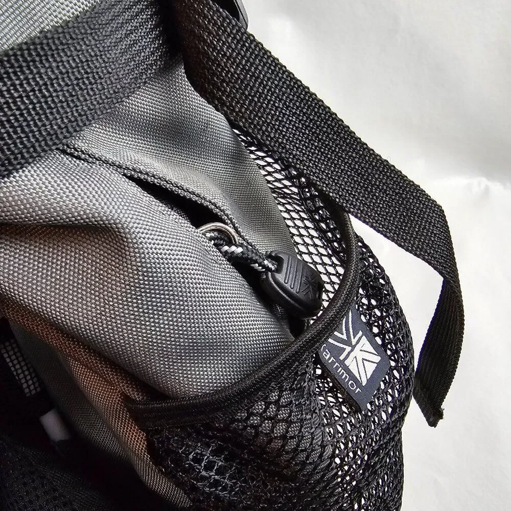 Karrimor H2O Wind Tunnel Black Grey Hiking Large Rain Cove Rucksack Backpack